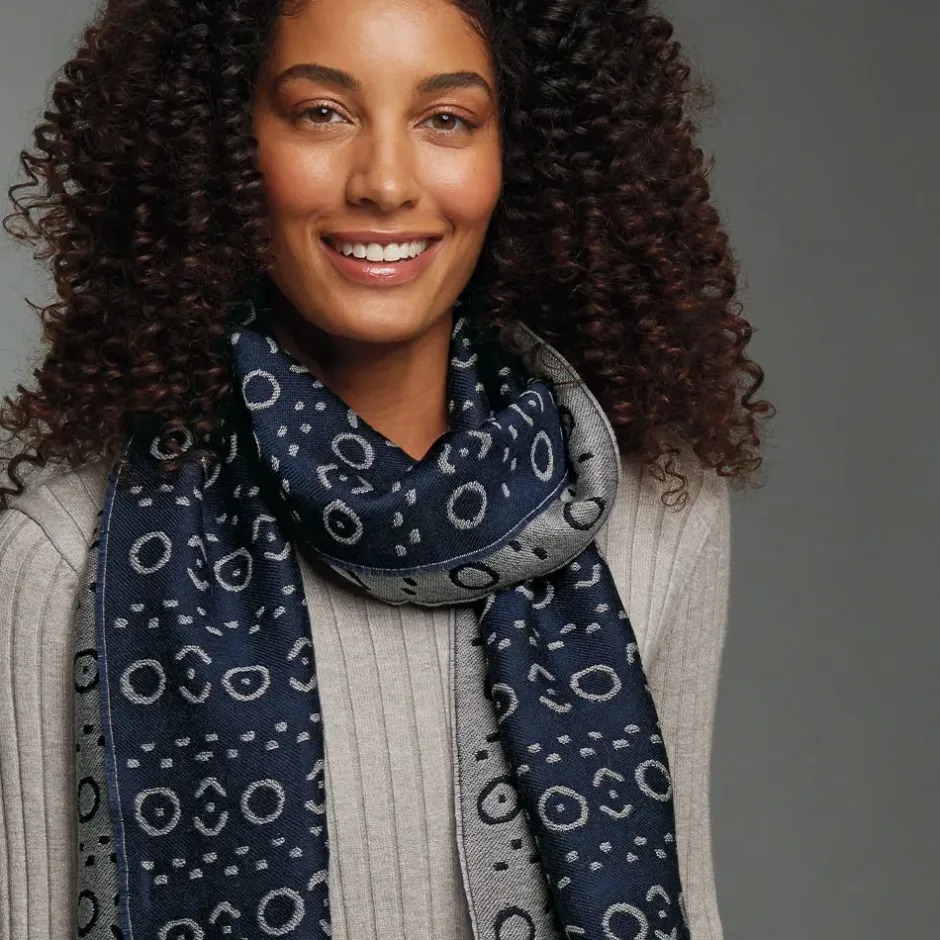 The Metropolitan Museum of Art Scarves & Wraps*African Geometric Patterns Unisex Wool-Blend Scarf