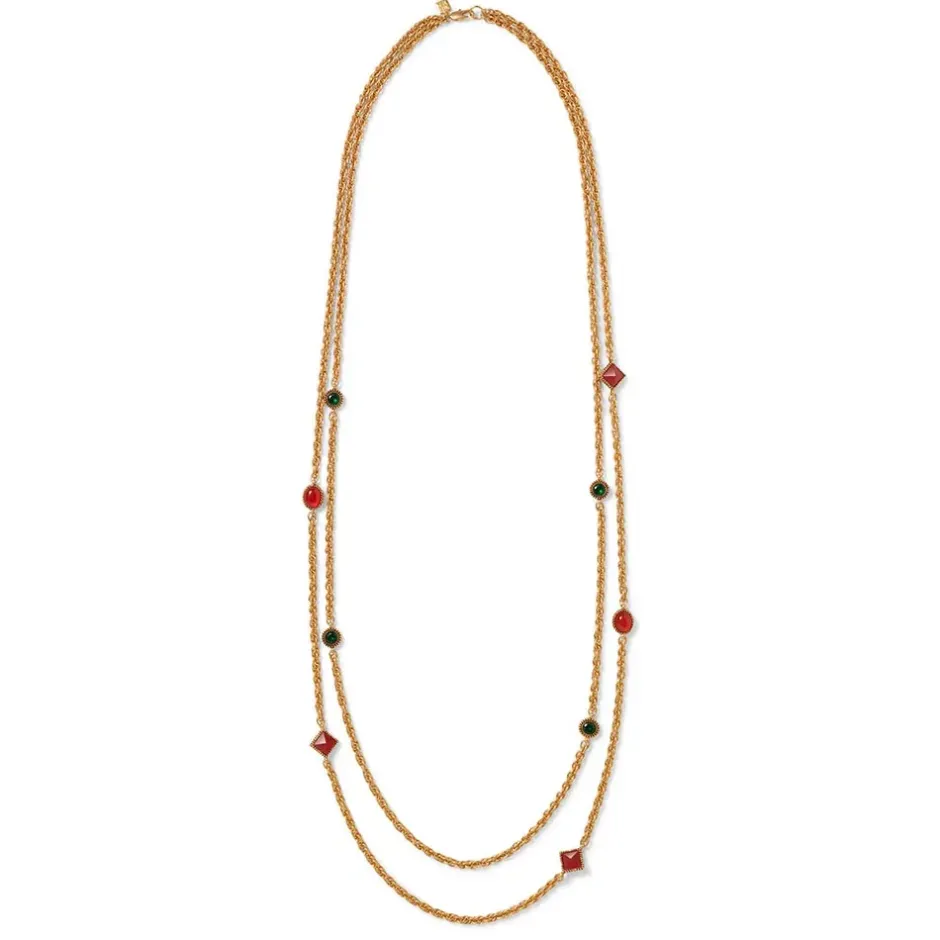 The Metropolitan Museum of Art Jewelry Sets*Algerian Cluster Double-Strand Station Necklace And Drop Earrings Set