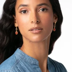 The Metropolitan Museum of Art Earrings*Ancient Gems Two-Tone Drop Earrings