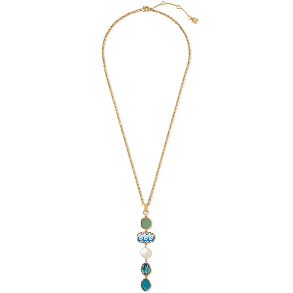 The Metropolitan Museum of Art Necklaces*Ancient Mixed Motifs Glass Pendant Drop Necklace