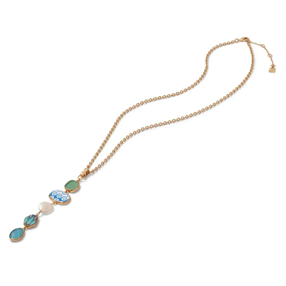 The Metropolitan Museum of Art Necklaces*Ancient Mixed Motifs Glass Pendant Drop Necklace