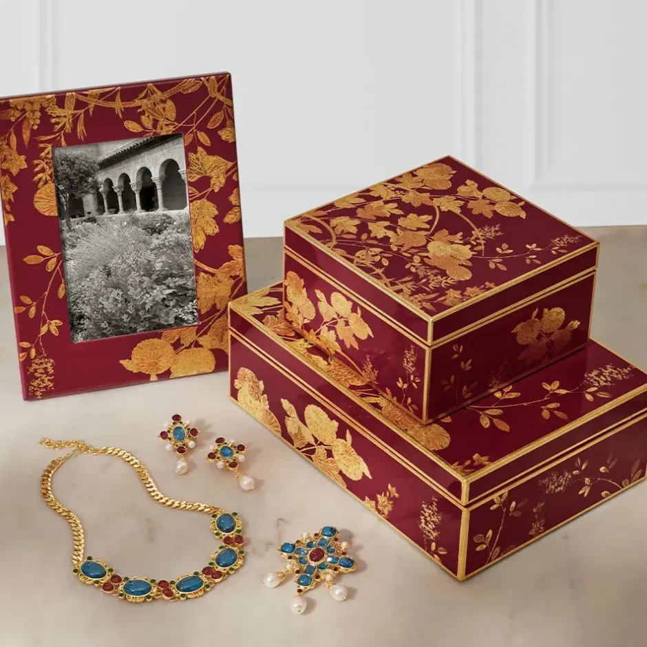 The Metropolitan Museum of Art Decorative Accents*Autumn Grasses Square Box