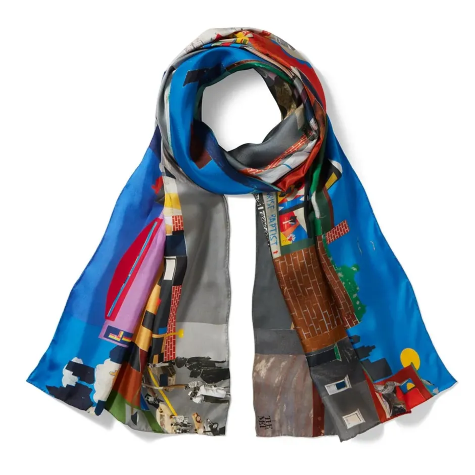 The Metropolitan Museum of Art Scarves & Wraps*Bearden The Block Oblong Silk Scarf