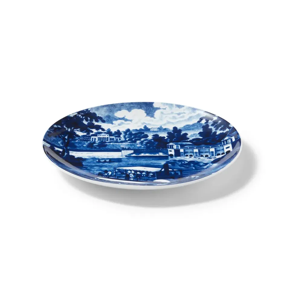 The Metropolitan Museum of Art Tableware*Blue & White American River View Salad Plate Set