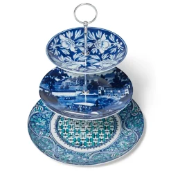 The Metropolitan Museum of Art Tableware*Blue & White Three-Tier Server