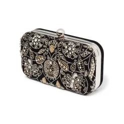 The Metropolitan Museum of Art Bags*British Floral Beaded Clutch