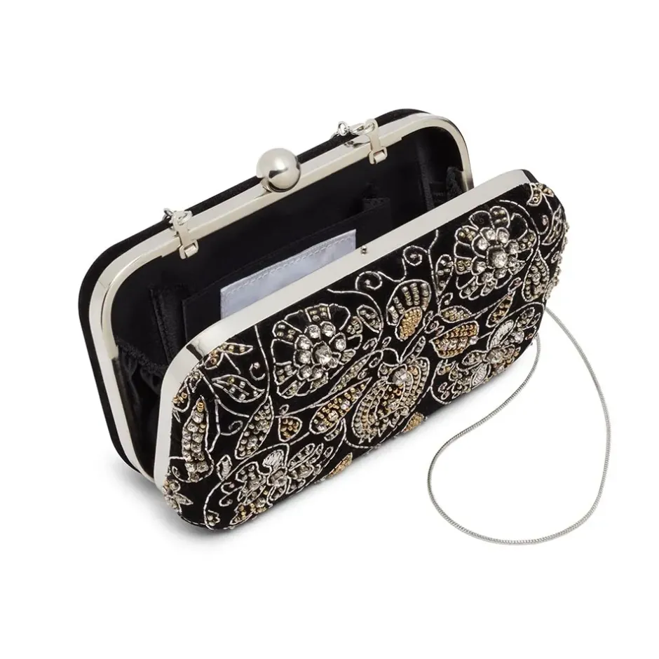 The Metropolitan Museum of Art Bags*British Floral Beaded Clutch
