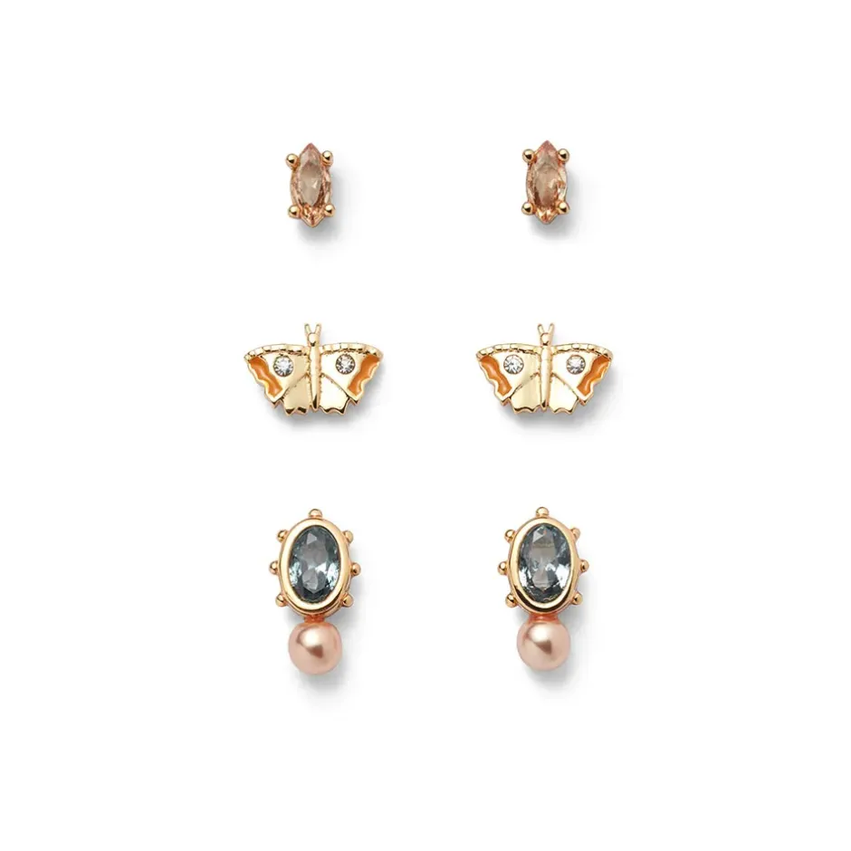 The Metropolitan Museum of Art Earrings*British Tree Of Life Insects Stud Earring Set