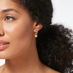 The Metropolitan Museum of Art Earrings*British Tree Of Life Small Hoop Earrings With Charms
