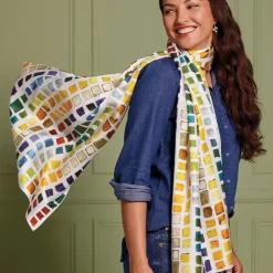 The Metropolitan Museum of Art Scarves & Wraps*Byzantine Tesserae Oblong Silk Scarf