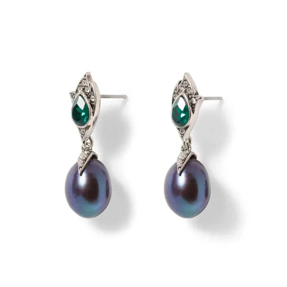 The Metropolitan Museum of Art Earrings*Chelsea Peacock Pearl Drop Earrings