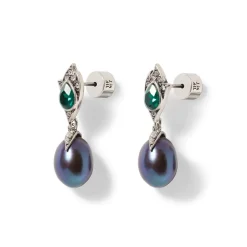 The Metropolitan Museum of Art Earrings*Chelsea Peacock Pearl Drop Earrings