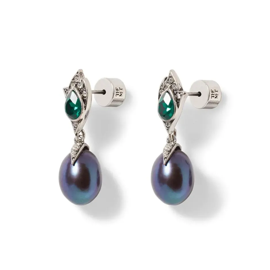 The Metropolitan Museum of Art Earrings*Chelsea Peacock Pearl Drop Earrings