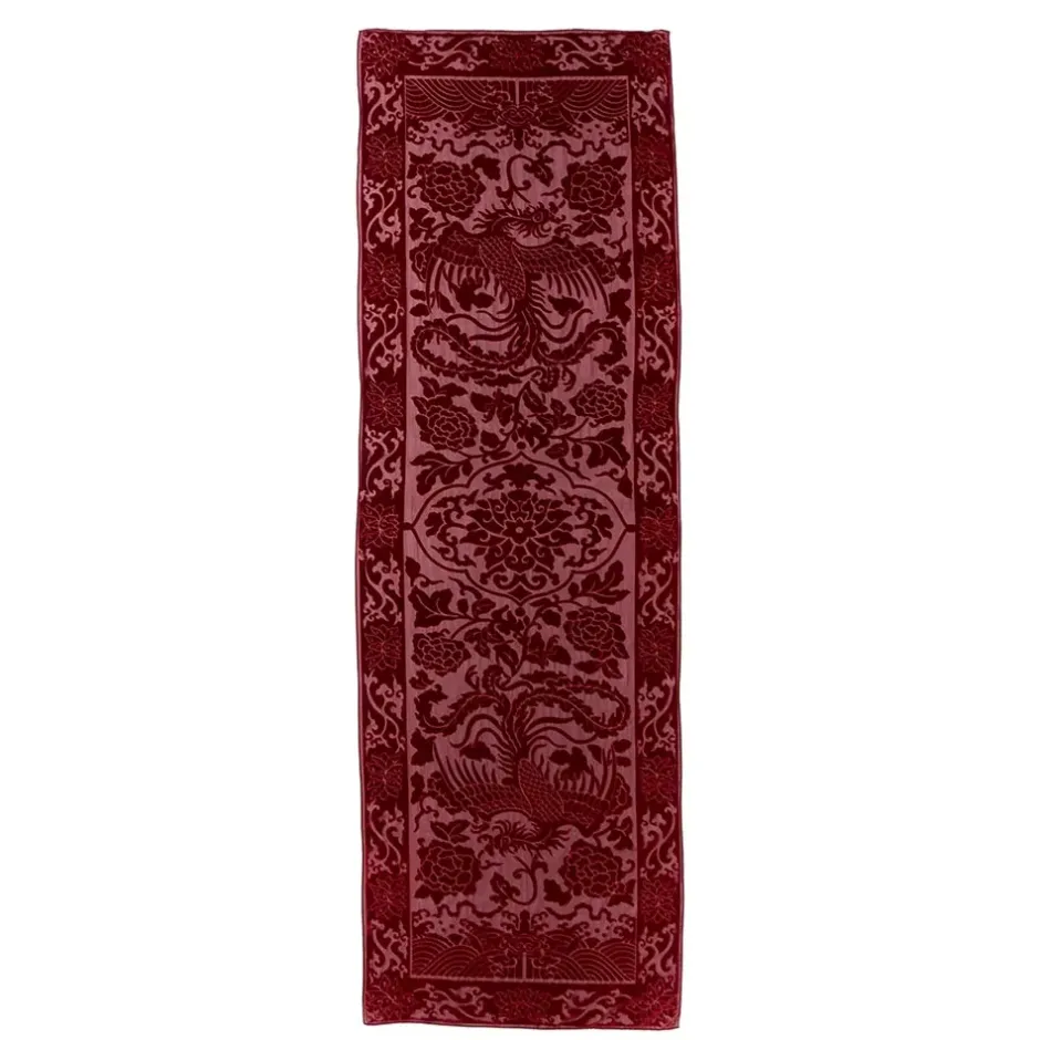 The Metropolitan Museum of Art Scarves & Wraps*Chinese Phoenixes And Peonies Oblong Velvet Burnout Scarf