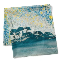 The Metropolitan Museum of Art Scarves & Wraps*Cross Landscape With Stars Square Silk Scarf