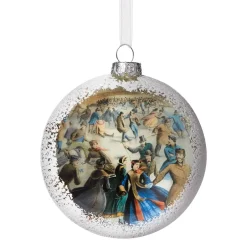 The Metropolitan Museum of Art Ornaments*Currier & Ives Snowscapes Glass Disc Ornament Set