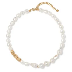 The Metropolitan Museum of Art Jewelry Sets*Cypriot Twist Pearl Necklace And Triple-Hoop Earrings Set