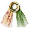 The Metropolitan Museum of Art Scarves & Wraps*Daisy Garden Marbled Paper Oblong Silk Scarf