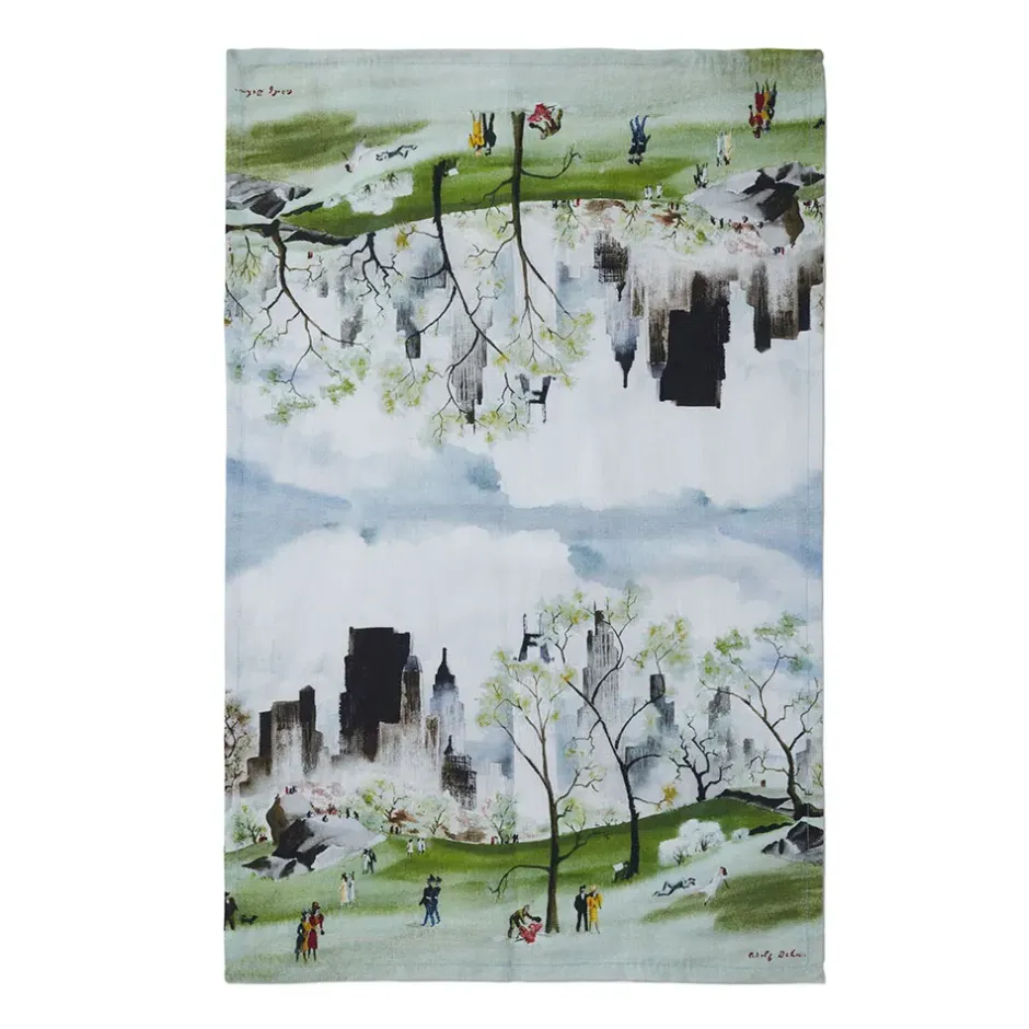 The Metropolitan Museum of Art Decorative Accents*Dehn Spring In Central Park Tea Towel