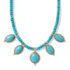 The Metropolitan Museum of Art Necklaces*Egyptian Hathor Turquoise Multi-Drop Necklace