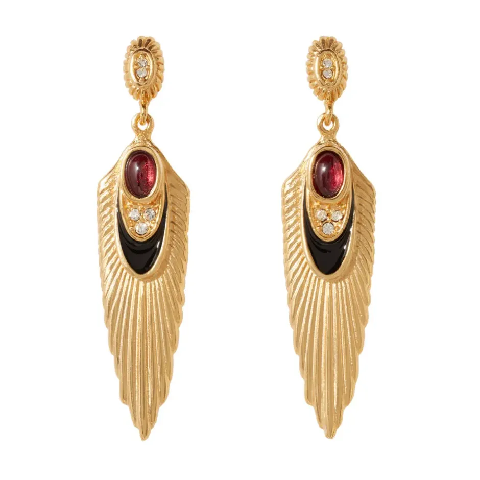 The Metropolitan Museum of Art Earrings*Erte Rayonnement Drop Earrings