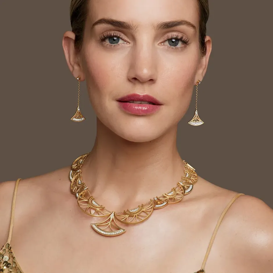 The Metropolitan Museum of Art Jewelry Sets*Erte Zizi Necklace And Drop Earrings Set