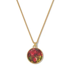 The Metropolitan Museum of Art Necklaces*Favrile Tulip Enamel Pendant Necklace