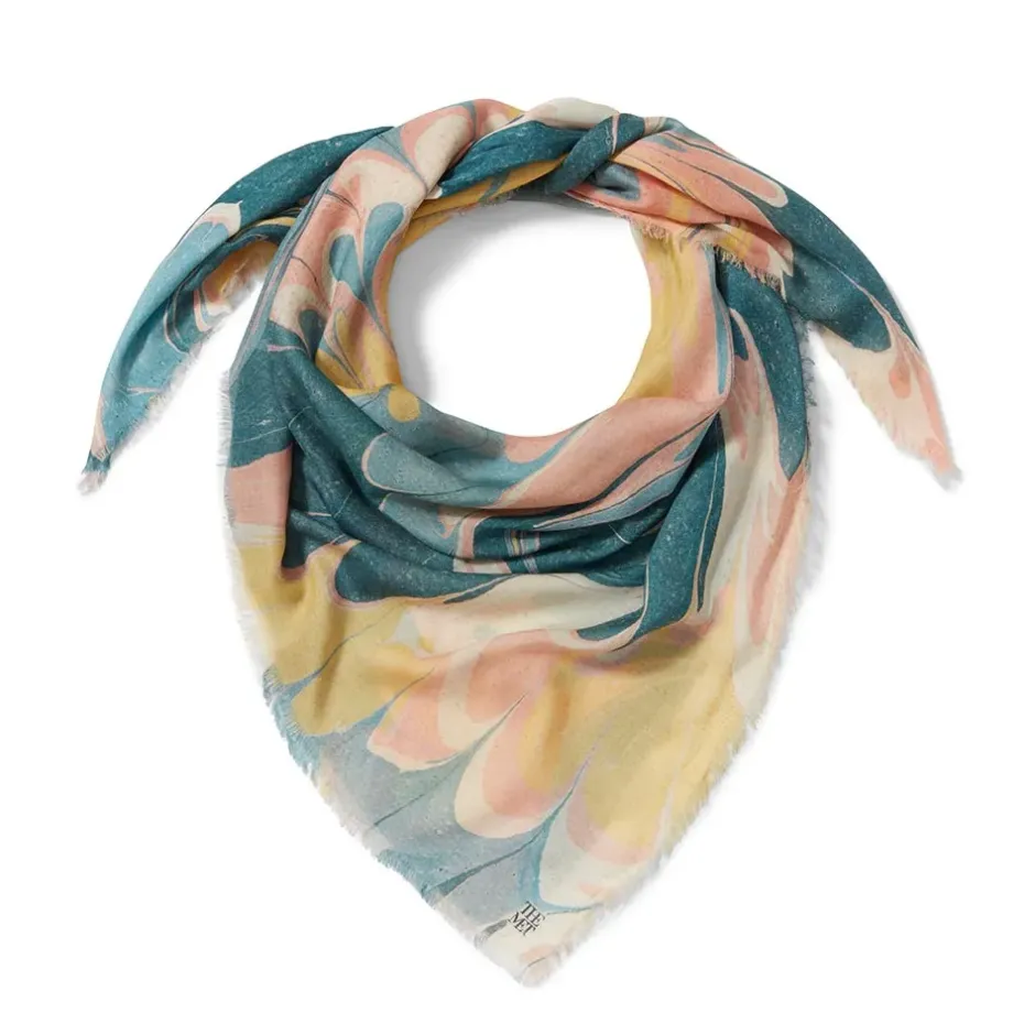 The Metropolitan Museum of Art Scarves & Wraps*French Marbled Paper Square Silk Scarf