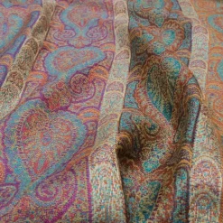 The Metropolitan Museum of Art Scarves & Wraps*French Paisley Striped Oversize Wool-Blend Shawl