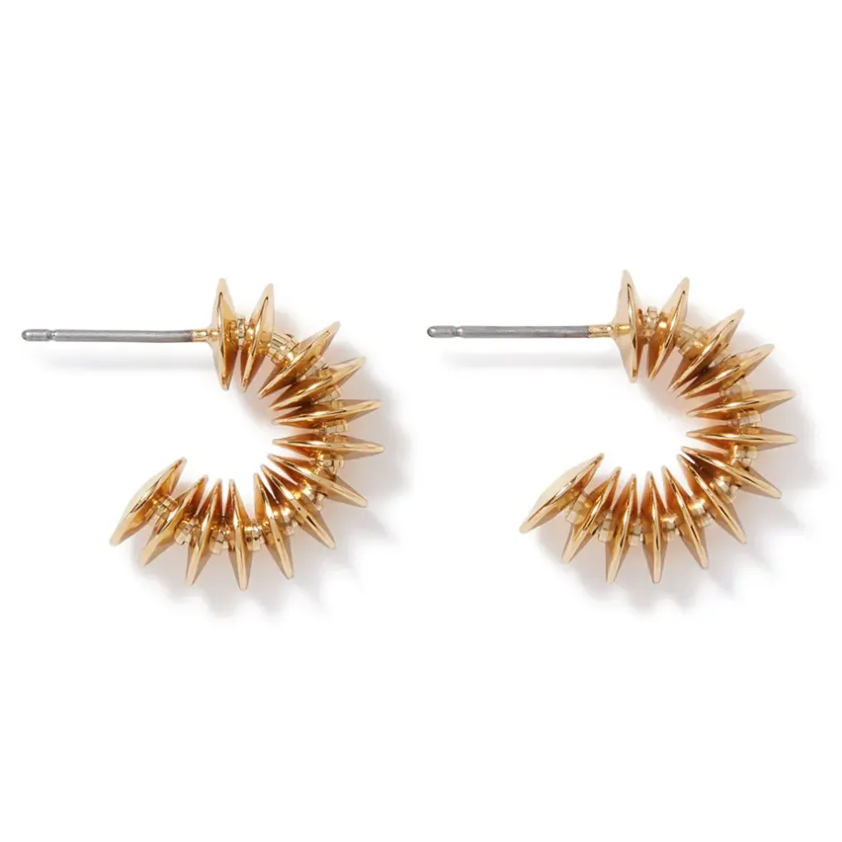 The Metropolitan Museum of Art Jewelry Sets*Golden Disc Necklace And Huggie Earrings Set