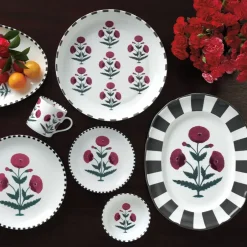 The Metropolitan Museum of Art Tableware*Good Earth Blooming Poppies Oval Platter