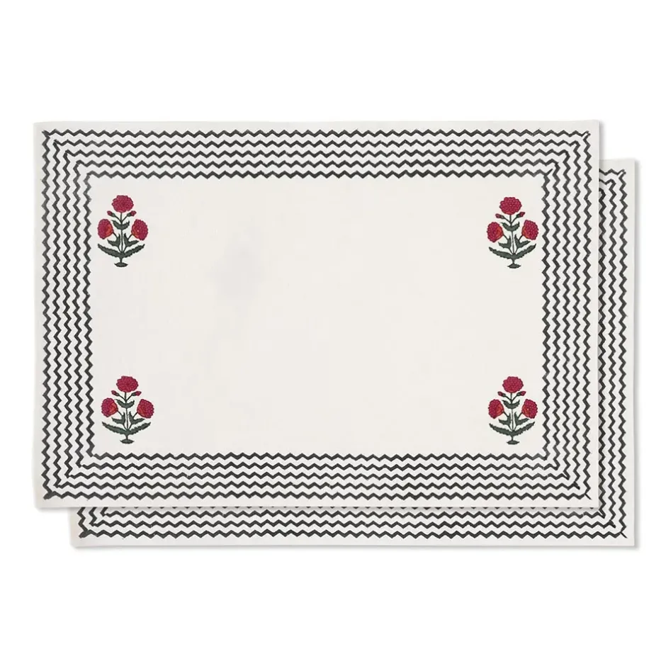 The Metropolitan Museum of Art Tableware*Good Earth Blooming Poppies Placemat Set