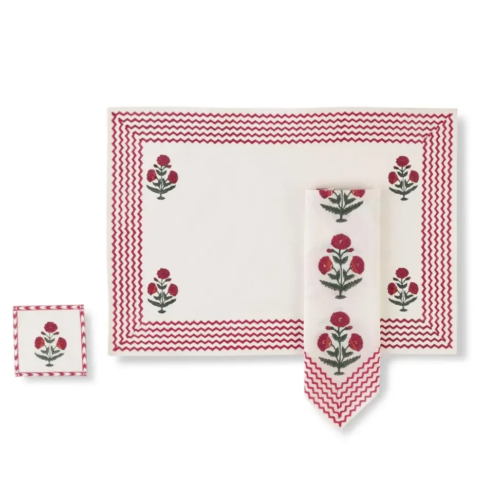 The Metropolitan Museum of Art Tableware*Good Earth Blooming Poppies Placemat Set