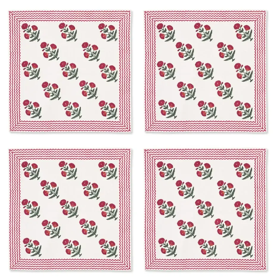 The Metropolitan Museum of Art Tableware*Good Earth Blooming Poppies Napkin Set