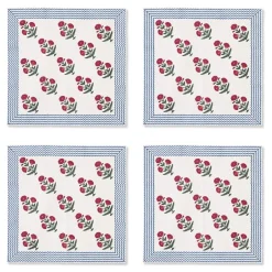 The Metropolitan Museum of Art Tableware*Good Earth Blooming Poppies Napkin Set