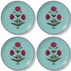 The Metropolitan Museum of Art Tableware*Good Earth Blooming Poppies Dinner Plate Set