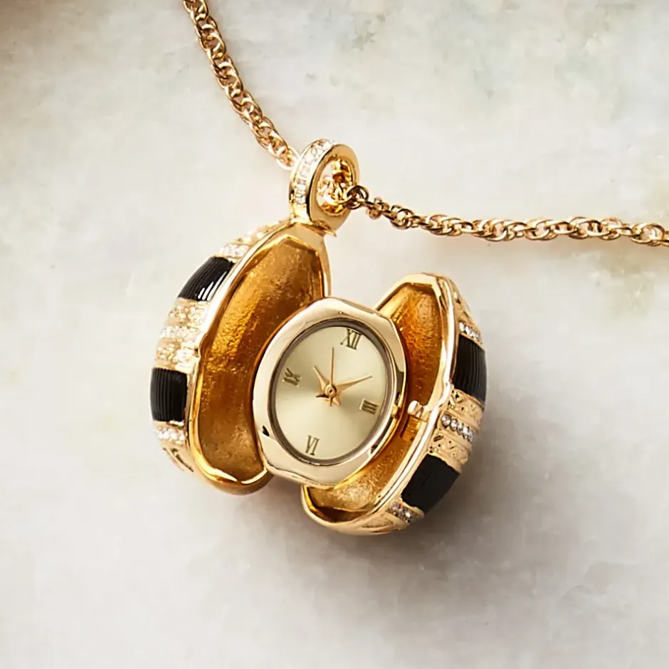 The Metropolitan Museum of Art Watches*Hand-Enameled Egg Pendant Watch