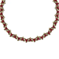 The Metropolitan Museum of Art Necklaces*Holly Berry Jade Statement Necklace