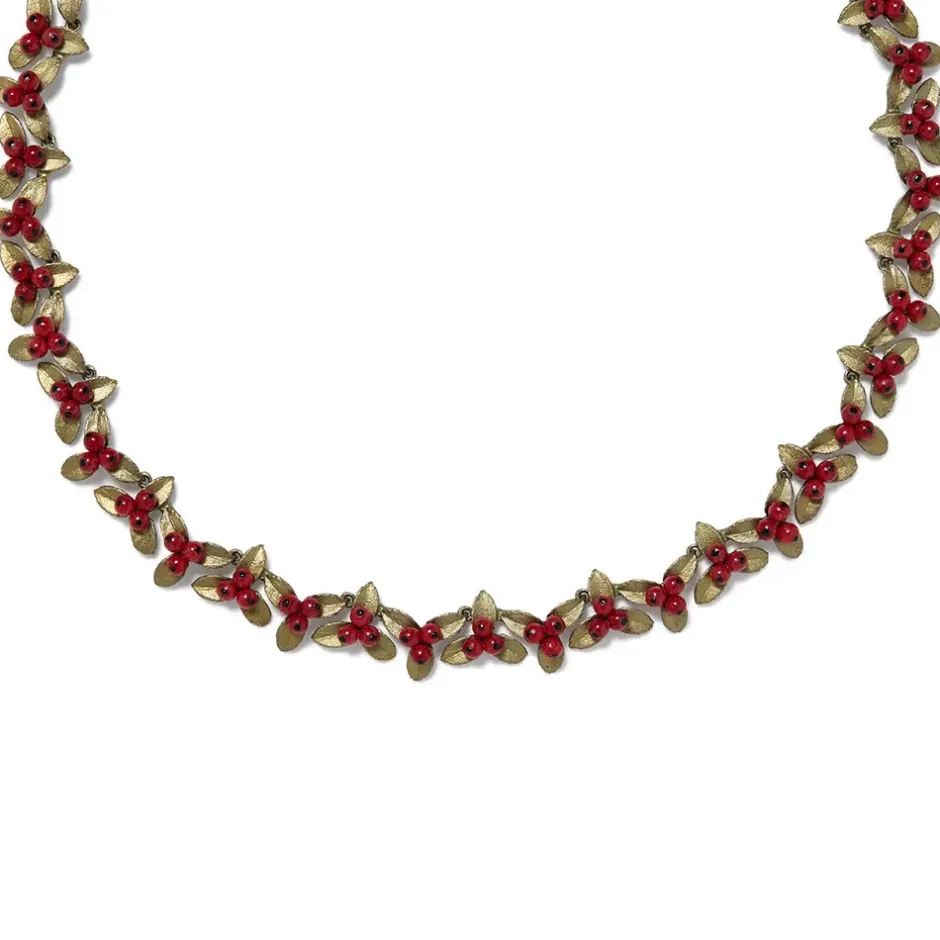 The Metropolitan Museum of Art Necklaces*Holly Berry Jade Statement Necklace