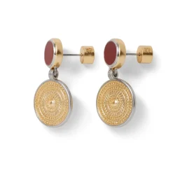 The Metropolitan Museum of Art Earrings*Islamic Medallion Carnelian Drop Earrings