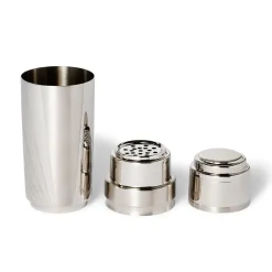 The Metropolitan Museum of Art Tableware*Italian Armor Etched Stainless Steel Cocktail Shaker