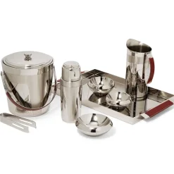 The Metropolitan Museum of Art Tableware*Italian Armor Etched Stainless Steel Snack Bowls