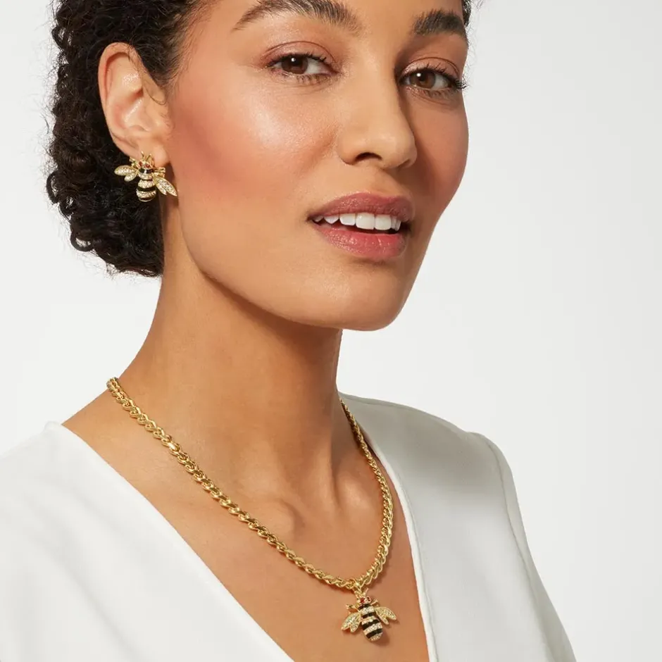 The Metropolitan Museum of Art Earrings*Jeweled Bee Stud Earrings
