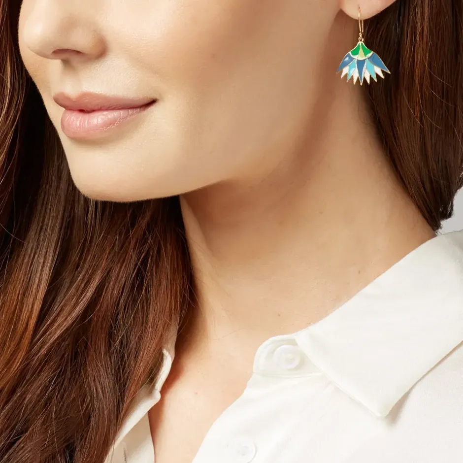 The Metropolitan Museum of Art Earrings*Lotus Blossom Drop Earrings