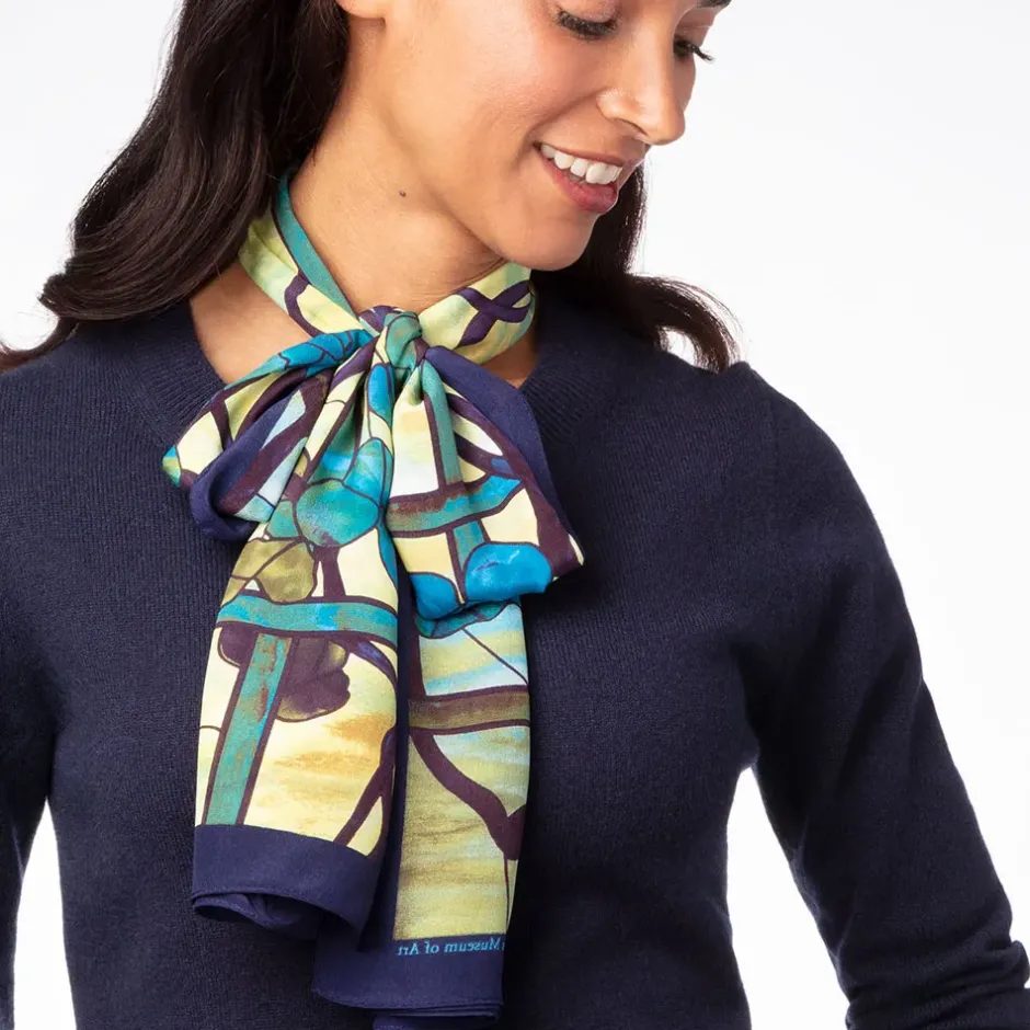 The Metropolitan Museum of Art Scarves & Wraps*Louis C. Tiffany Grapevine Oblong Silk Scarf