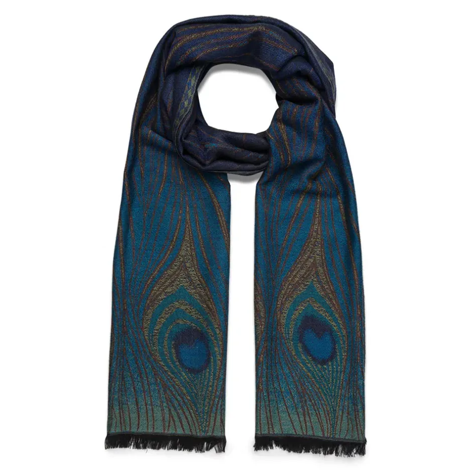 The Metropolitan Museum of Art Scarves & Wraps*Louis C. Tiffany Peacock Feather Wool-Blend Shawl
