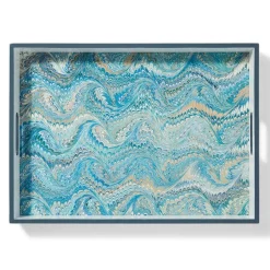 The Metropolitan Museum of Art Decorative Accents*Marbled Paper Lacquer Tray