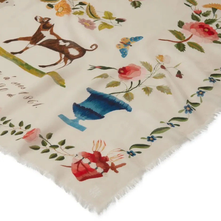 The Metropolitan Museum of Art Scarves & Wraps*Mexican Sampler Square Cashmere-Blend Scarf