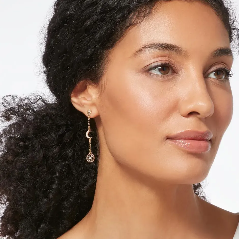 The Metropolitan Museum of Art Earrings*Moonface And Crescent Drop Earrings