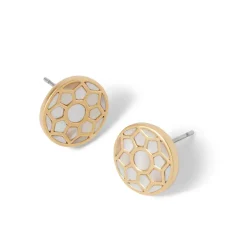The Metropolitan Museum of Art Earrings*Mother-Of-Pearl Mosaic Stud Earrings